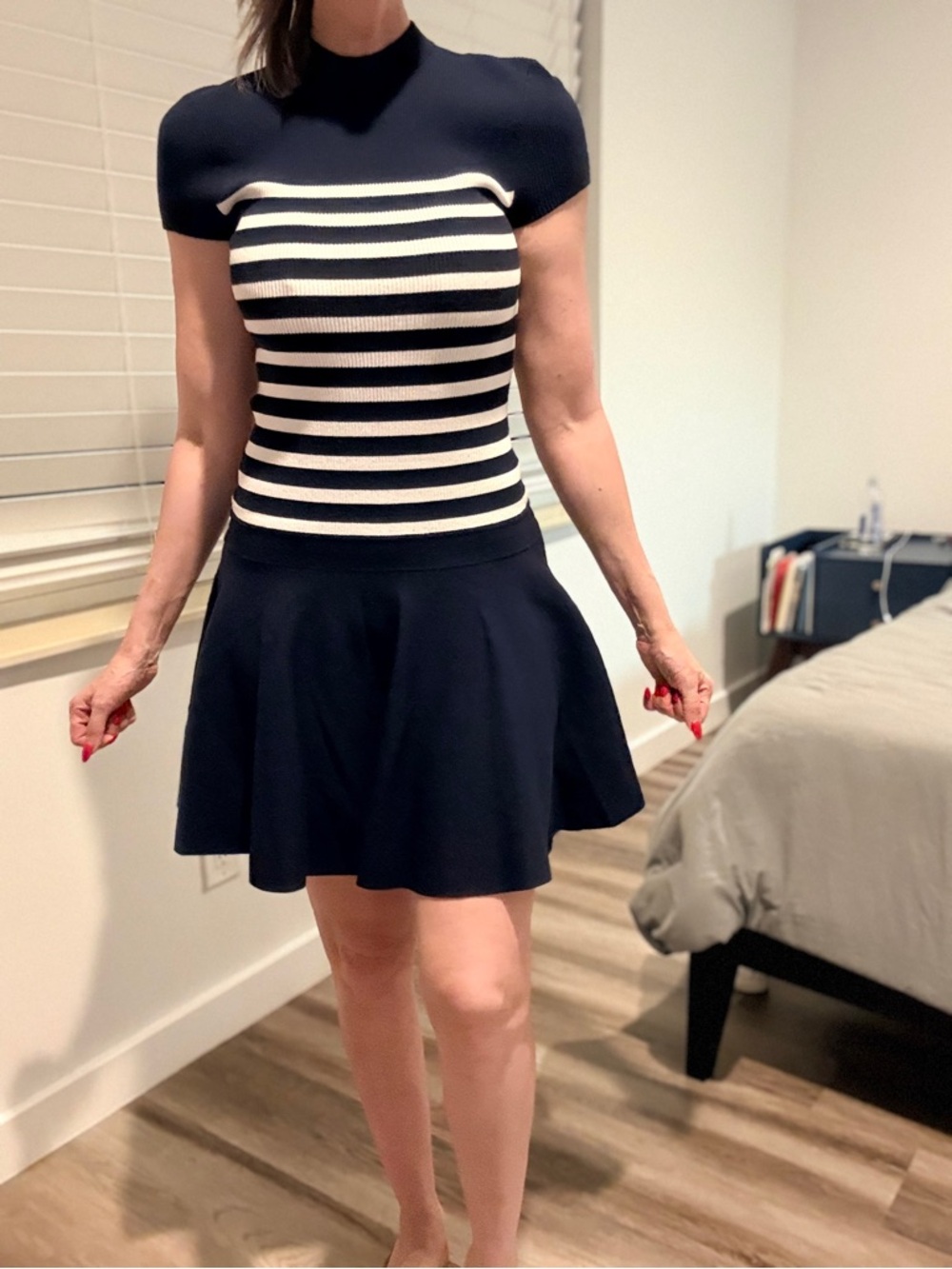 Polo by Ralph Lauren Navy Ribbed Knit dress
